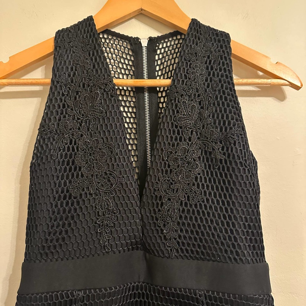 Bizz Women's Fishnet Cocktail Dress Size Small - Picture 4 of 8